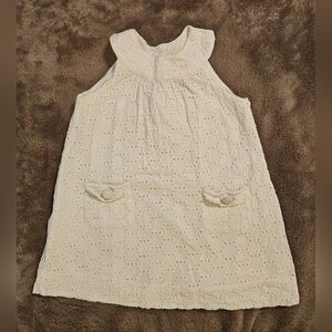 Maggie & Zoe White Eyelet Kids Dress